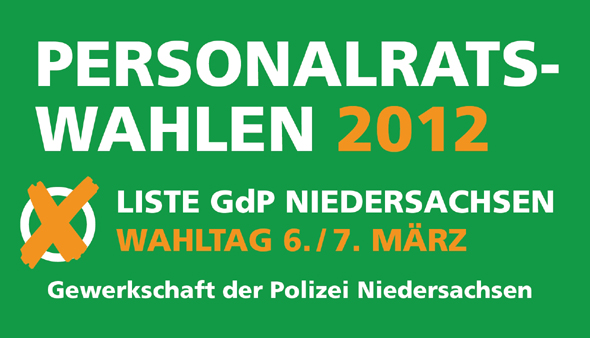 Personalratswahlen 2012: Liste GdP Niedersachsen
