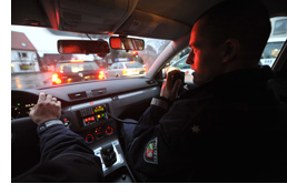 Verkehrspolizei - ein wichtiger Bereich der GdP.