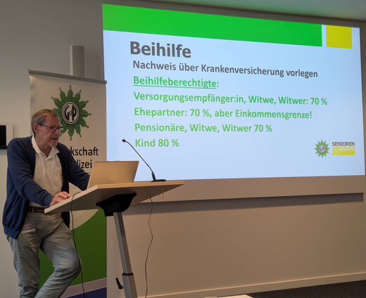 Referent Martin Zerrinius | © © GdP-BW 2025 - alle Rechte vorbehalten