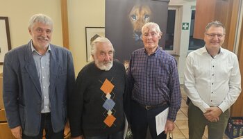 Ehrung für 70 Jahre Mitgliedschaft in der GdP Harry Anders und Wolfgang Traeris  | © © GdP-BW 2025 - alle Rechte vorbehalten
