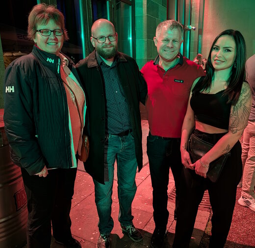 v.l. Martina Beutinger, Sven Minder, Stephan Vogt, Patricie König | © © GdP-BW 2025 - alle Rechte vorbehalten