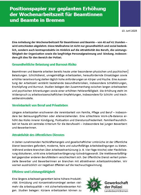 © GdP Bremen