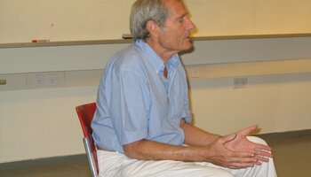 Prof. Dan Jacobson, Mitbegründer von „Peace now!“ | © Foto: GdP