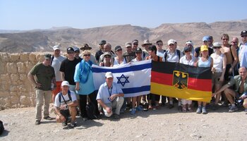 Unsere Gruppe auf Massada | © Foto: GdP