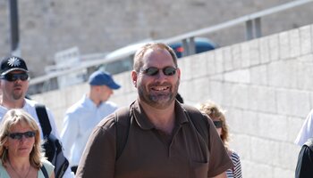 Jörg Radek in der Altstadt von Jerusalem | © Foto: GdP