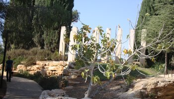 Am Denkmal für die ermordeten Kinder in Yad Vashem | © Foto: GdP