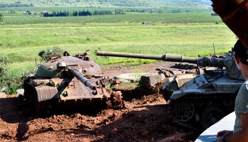 Im Tal der Tränen – hier fand die entscheidende Schlacht im Yom-Kippur-Krieg statt | © Foto: GdP