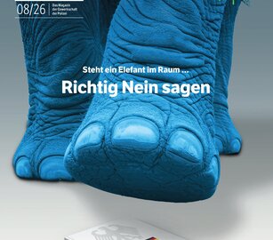 Foto des „Deutsche Polizei“-Bezirksjournals Ausgabe August 2026 vom GdP-Bezirk Bundespolizei | Zoll  | © Foto: GdP