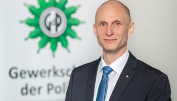 Portraitfoto von Andreas Roßkopf, Vorsitzender des GdP-Bezirks Bundespolizei | Zoll | © Foto: GdP-Bezirk Bundespolizei | Zoll