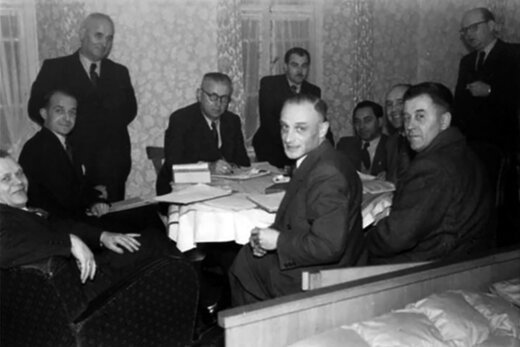 1950: Erste Satzungskommission am Vorabend der Gründung der GdP in Hamburg | © VDP GmbH