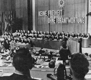 1968: 12. Delegiertenkongress in Berlin im Kontext der Notstandsregelungen | © DP