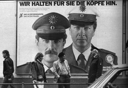 1986: Bundesweite Plakataktion | © DP