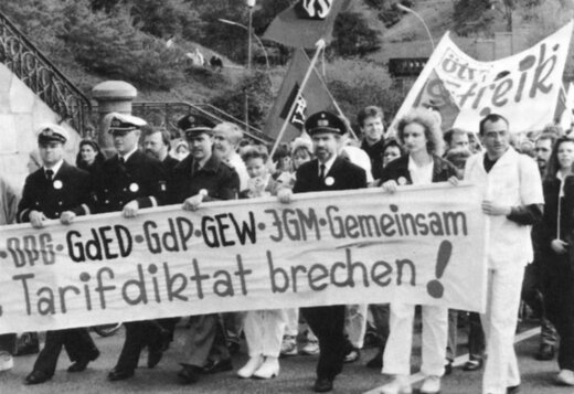 1992: Zweiter Streik im Öffentlichen Dienst | © Schöneck/-lt