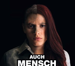 2011: Plakat zur Kampagne „Auch Mensch“ der JUNGEN GRUPPE (GdP) | © mm-pictures GmbH, Gestaltung: karadesign