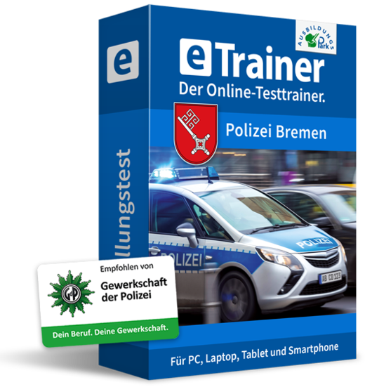 eTrainer Einstellungstest Polizei Bremen | © Ausbildungspark Verlag
