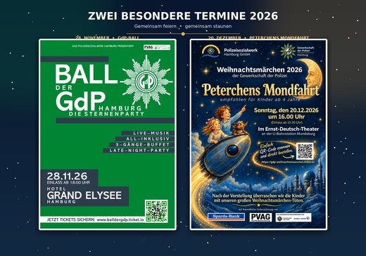 Ball und Weihnachtsmärchen | © GdP HH