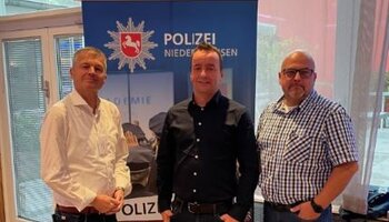 v.l. Mohrherr, Klimpke, Bech | © GdP Hessen