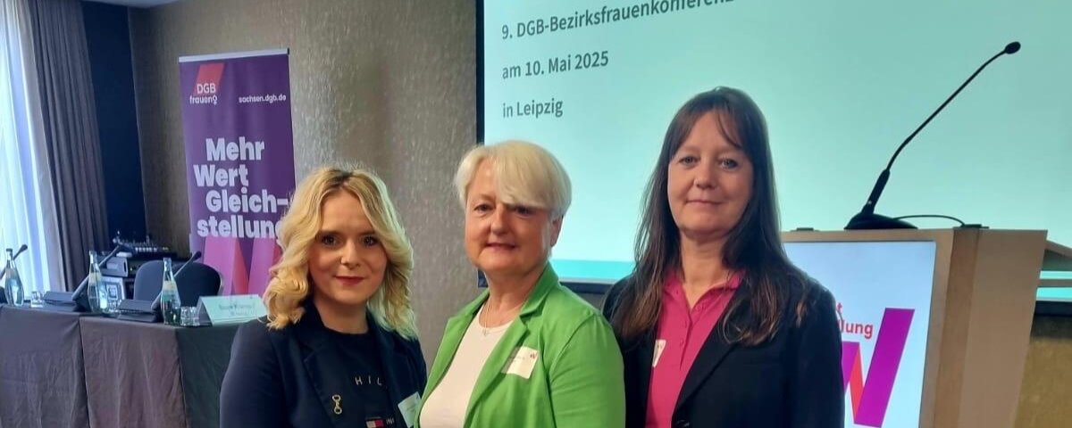 GdP Frauengruppe auf der 9. Bezirksfrauenkonferenz des DGB | © Frauengruppe GdP SN