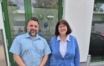 Bild mit Frau Hartung | © GdP Sachsen