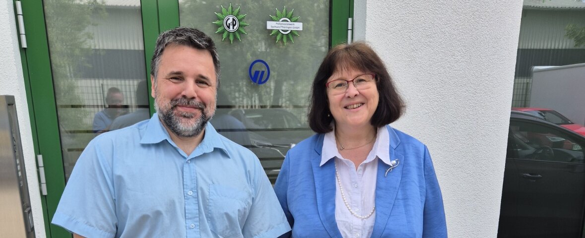 Bild mit Frau Hartung | © GdP Sachsen