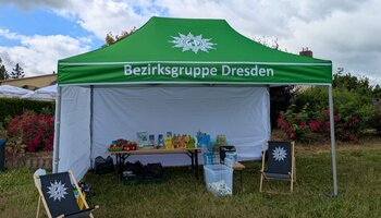 Freital Triathlon Zelt | © Elke Hatz