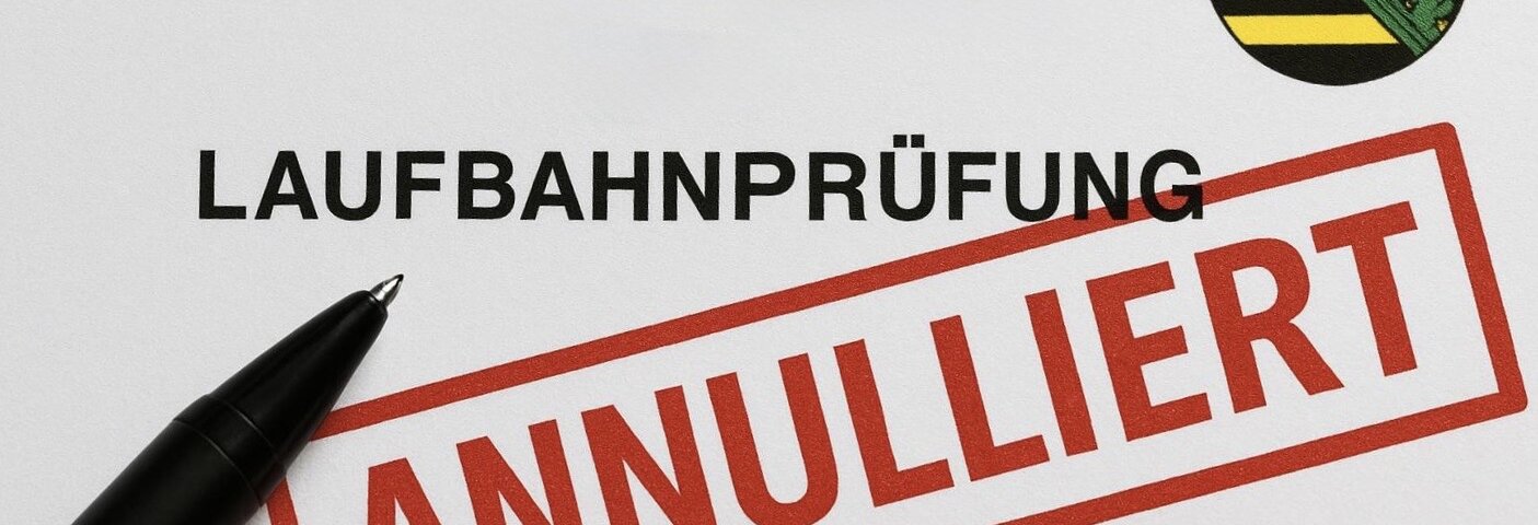Annulierung Laufbahnprüfung | © GdP Sachsen
