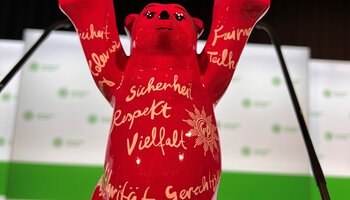 Bärika am Pult | © GdP