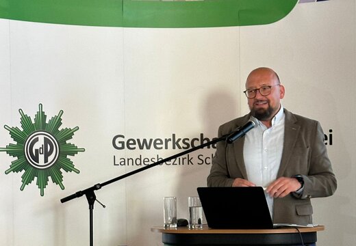 Sven Neumann - stellvertretender Landesvorsitzender der GdP Schleswig-Holstein | © GdP SH