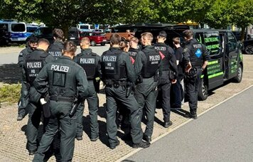 Einsatzbetreuung AfD-Bundesparteitag Erfurt | © GdP Thüringen