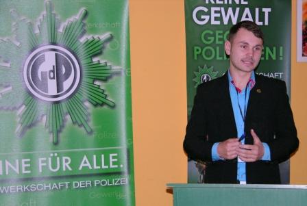 Sebastian Weise, Landesjugendvorsitzender der JUNGEN GRUPPE M-V