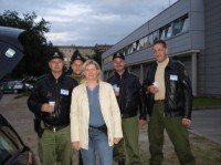 Das GdP Mecklenburg-Vorpommern Team besucht die G8-Einsatzkräfte