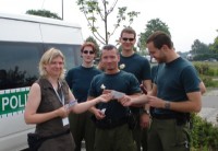 Das GdP Mecklenburg-Vorpommern Team besucht die G8-Einsatzkräfte