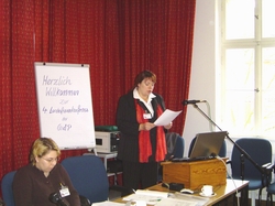 vom GdP-Bundesfrauenvorstand: die stellv. Bundesfrauenvorsitzende Erika Krause-Schöne 