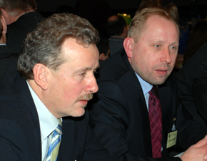 Johann-Heinrich Ahlers (li.) und Thomas Adasch (Foto: Uwe Robra, 2011)