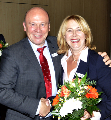 Neu gewählt: Dietmar Schilff und Elke Gündner-Ede 10.11.2014 Foto: Uwe Robra