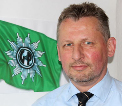 Uwe Robra, Landesredakteur der GdP Niedersachsen (Foto: CH)