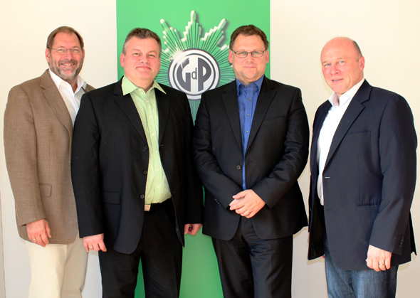 V.l.n.r.: Jörg Radek, Roger Fladung, Andreas Jung und Dietmar Schilff. Foto: CH