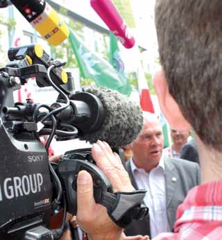 Die GdP im Fokus der Medien Foto: CH