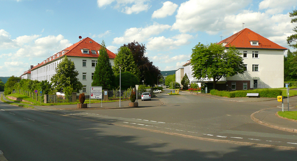 Standort der Polizeiakademie in Hann. Münden (Bildquelle: Wikimedia, gemeinfrei, User AxelHH *) 