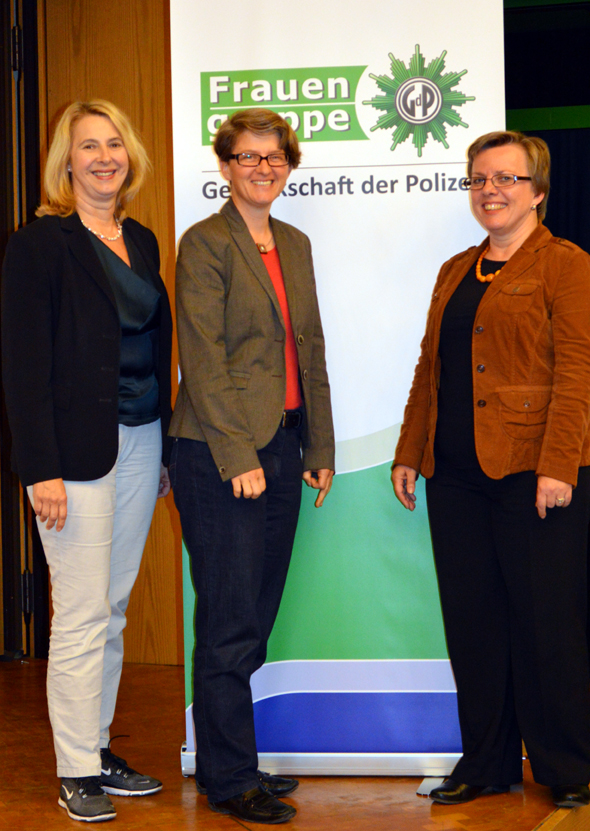 V.l.: Elke Gündner-Ede, Dagmar Hölzl und Dr. Andrea Jochmann-Döll.  Foto: Annette Terweide 