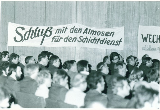 1980 Protestkundgebung in Braunschweig (Foto: GdP-Archiv)
