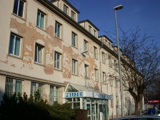 Das Polizeigebäude in Jena
